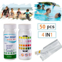 Ofertas del Cyber Monday 2024: Papel de prueba de calidad del agua Viflosae (50 unidades), compatible con pruebas de pH para agua potable y piscinas.