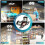 LED Garage Lights with 12 Adjustable Panels, E26/E27 6500K Deformable Ceiling Lighting 7
