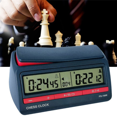 2X Advanced Chess Digital Timer Chess Clock Count  Down Board Game Clock 1
