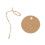 50Pcs Round  Gift Tag with Hemp Cord 4