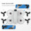 Propellers for  Neo Handheld Drone Low Noise Paddle  Propellers for  NEO Drone Accessories D 6