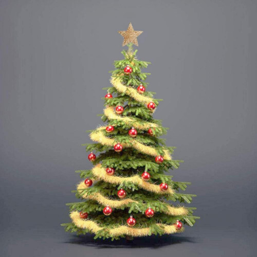 Metal Star Tree Topper with Lights Gold Glitter