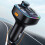 Car FM Transmitter with Dual Display Voltage Detection USB 6