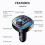 Car FM Transmitter with Dual Display Voltage Detection USB 7
