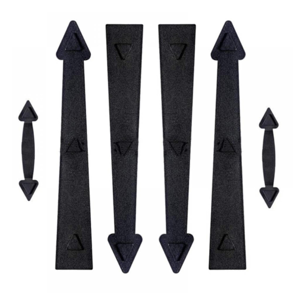 Marinavida Magnetic Faux Hinges Garage Door Hardware Kit 972745878285