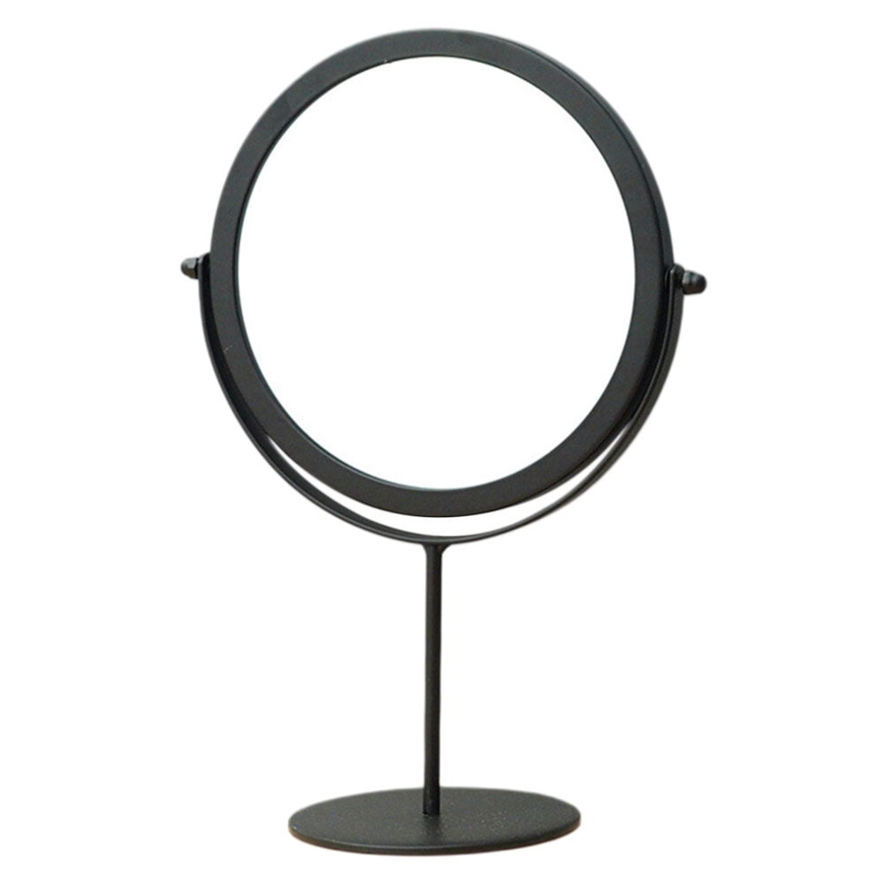 Makeup Mirror Desk Vanity Adjustable Rotation Stand Black