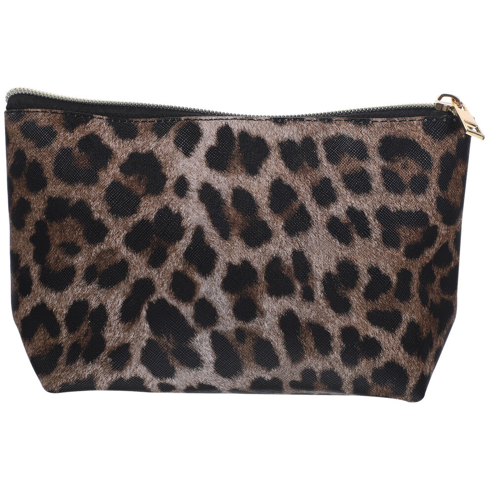 Leopard Makeup Bag Travel Cosmetic Pouch Small Zipper Bag