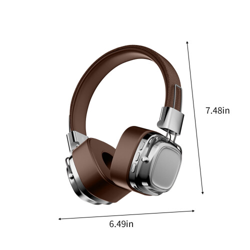Bluetooth Headset Retro Style Wireless 5.3 with Subwoofer 1