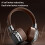 Bluetooth Headset Retro Style Wireless 5.3 with Subwoofer 5