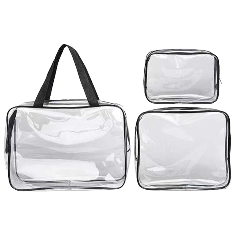 Clear makeup bags travel cosmetic organizer 3 pcs