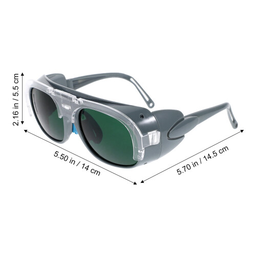 Safety Welding Glasses Polished Lens 2 pcs 1