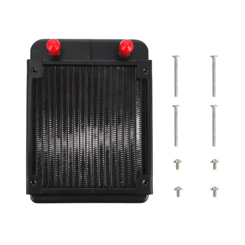 Aluminum CPU Liquid Heat Exchanger 120mm 18-pipe 1