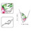 Ensemble collier et boucles d'oreilles papillon Moon Splash 2