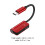 Professionel 2-i-1 type-C til 3,5 mm adapter 3