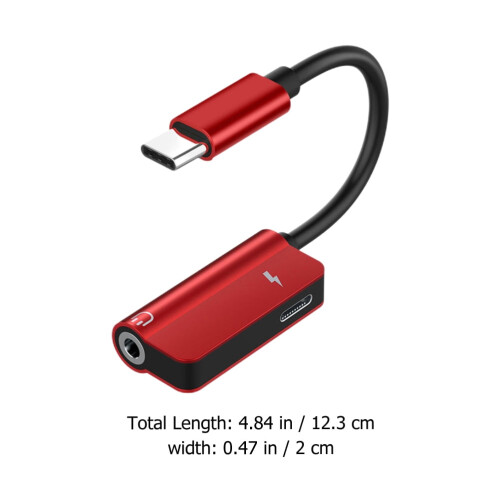 Professionel 2-i-1 type-C til 3,5 mm adapter 2
