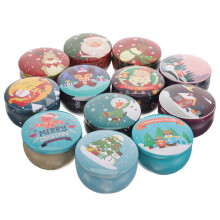 Christmas candle boxes with lids 12 pcs