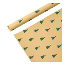 Christmas wrapping paper single-sided 70cm x 50cm 5 pcs