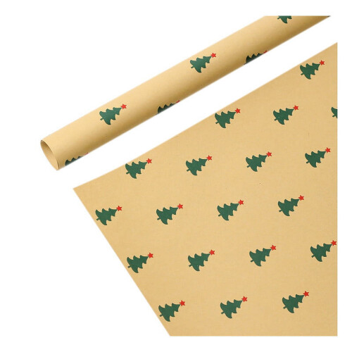 Christmas wrapping paper single-sided 70cm x 50cm 5 pcs