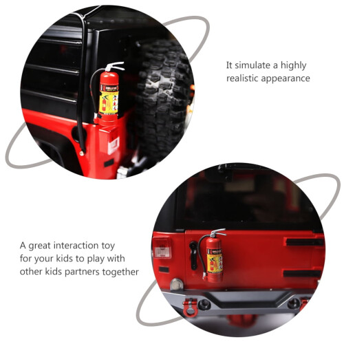 Mini house fire extinguisher model red alloy 1 piece 2