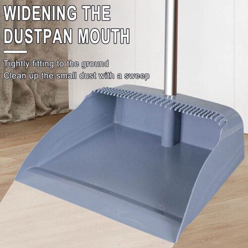 Cleaning Supplies Broom and Dustpan Set with Squeegee 1