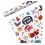 Christmas wrapping paper single-sided Santa pattern 70cm x 1