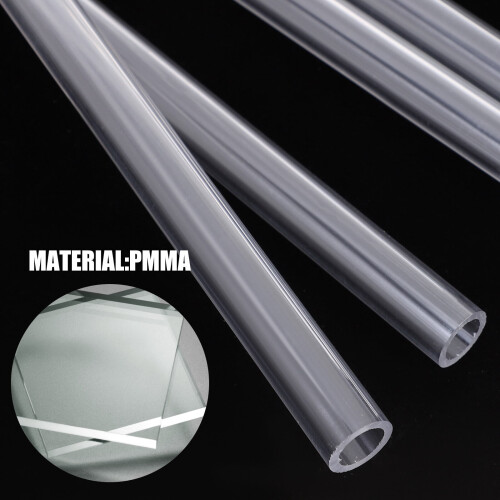Computer Water Cooling Hard Tube Transparent 4 pcs 1