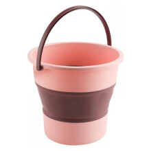 Hopfällbar plasthink, 4,6 liter (1,2 gallon) hopfällbar badkar för städning, camping, trädgård, fiske – platsbesparande och bärbar