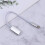 USB-C til USB-A forlengerkabel OTG datasynkroniseringslader sølvfarget 3