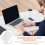 Γυάλινο Mouse Pad Διαφανές Επιτραπέζιο Pad για Gaming 24x12 ιντσών 2