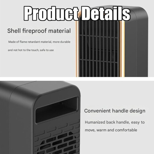 Ηλεκτρική θερμάστρα Ribili Heater Pro εσωτερική, αθόρυβη 1500W 2