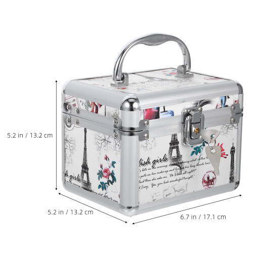 CD-Aufbewahrungsbox mit Eiffelturm-Blumenmuster 1