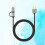 Pozlátený dátový kábel Type-C na Micro USB, 1 m 2