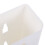 Wall-mounted paper box trash bag holder white ABS 2