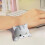 Mini ergonomic mouse wrist pad gray for all mice 4