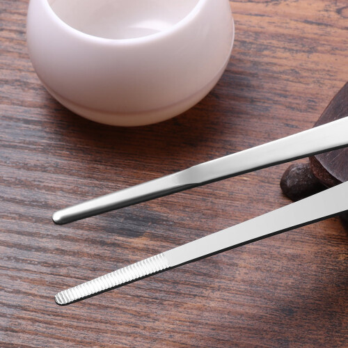 Stainless Steel Tweezers Curved and Straight 25cm 2