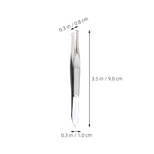 Eyebrow Tweezer Set Stainless Steel 3 Pcs 2