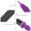 Portable Manual Balloon Inflator 2 Pcs Purple 3