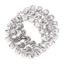 Pulsera plegable con diamantes de imitación para mujer (1 pieza)
