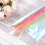 Christmas gift wrapping paper with floral design and window 5