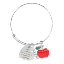 Conjunto de pulseras de agradecimiento para profesores
