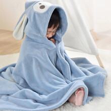 Kayannuo Terug naar school opruiming Fleece handdoek met capuchon voor kinderen, koraalkleurige fluwelen badcape, zachte babybadjas/sjaal/deken