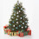 Blue Christmas Ball Ornaments Shatterproof Plastic 34PCS 5