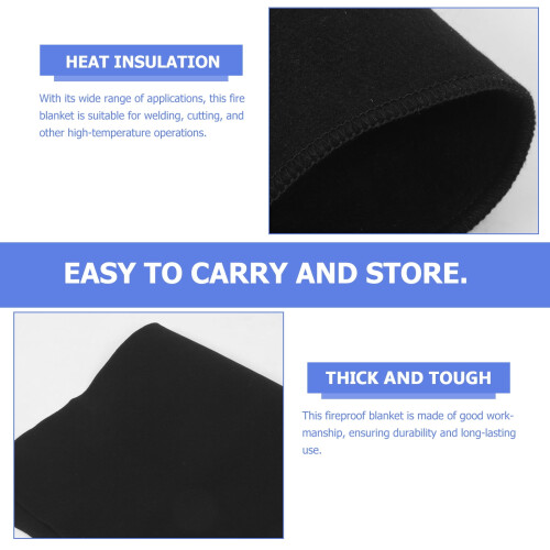 Welding Blanket Fireproof Protective Mat 1 Pack 2