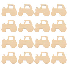 Wooden Truck Cutouts Unpainted 20 pcs