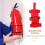 Car Fire Extinguisher Holder Mount Red Nylon 2