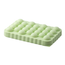 Vassoio per cubetti di ghiaccio in silicone XIUH, verde, per uso alimentare