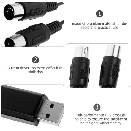 Convertor cablu MIDI USB pentru Keyboard2M 1