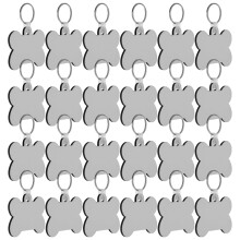 Heat Transfer Key Holder Blank DIY Key Ring 24 pcs