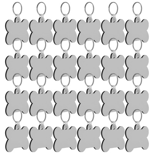 Heat Transfer Key Holder Blank DIY Key Ring 24 pcs