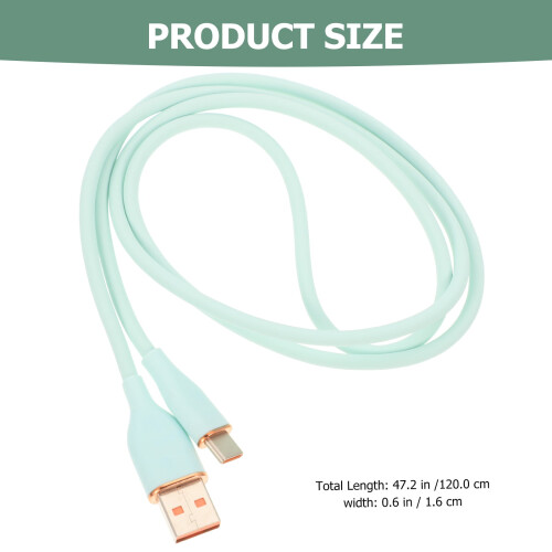USB typ-C flytande silikon datakabel 1 m 1